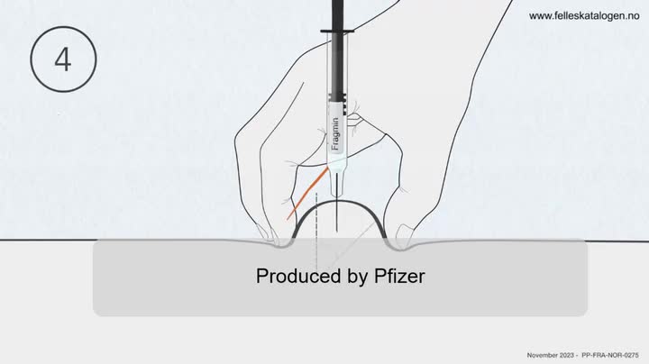 Instruction movie for pre-filled syringe.