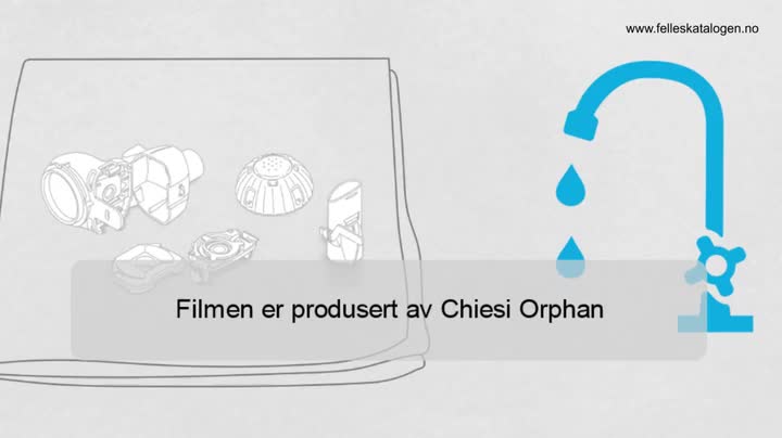 Instruksjonsfilm som viser rengjøring av Quinsair-systemet